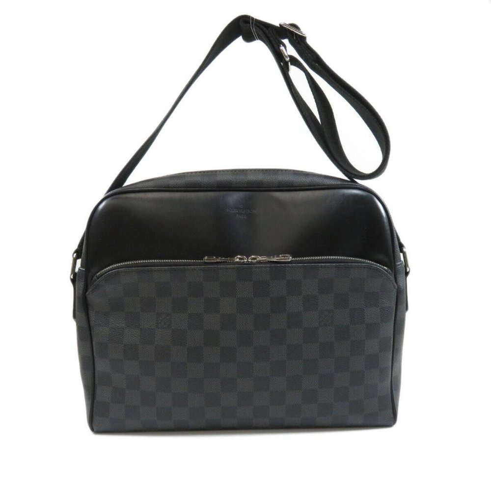 Dayton MM Damier Graphite Black Shoulder Bag